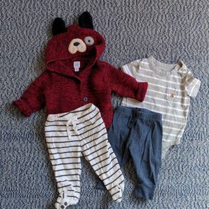 Baby Gap 3-6 M Cozy Bundle